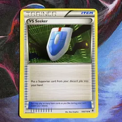 Pokemon TCG VS Seeker 109/119 Phantom Forces NM OC Mis Cut - Image 1