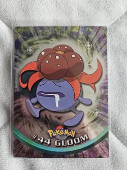 Gloom #44 Topps TV Animation Edition Blue Logo Holo Pokemon Card - LP/MP - Image 1