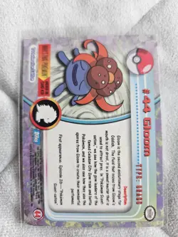 Gloom #44 Topps TV Animation Edition Blue Logo Holo Pokemon Card - LP/MP - Image 2