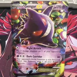 Pokemon Gengar EX TCG Ultra Rare Card 34/119 XY: Phantom Forces NM- Super Clean! - Image 1