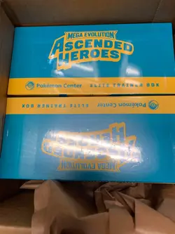 2x Pokemon Ascended Heroes Pokemon Center PC Exclusive ETB - New Sealed. - Image 2
