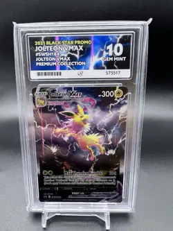 Pokemon TCG - S&S - Promo - Jolteon VMAX - SWSH184 - NM - Graded ACE 10 - Image 1