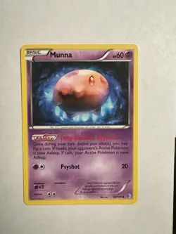 Munna 68/149 Boundaries Crossed Regular Pokemon TCG NM/ M 2012 - Image 1