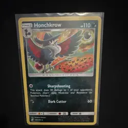 Pokemon TCG Honchkrow Rare Reverse Holo SM-Unified Minds 130/236 Komiya 2019 - Image 1