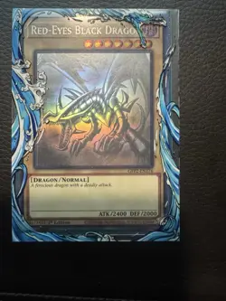 Yu-Gi-Oh! TCG Konami Red-Eyes Black Dragon Ghost rare 1st Edition GFP2 - Image 3