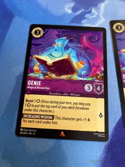 Genie - Magical Researcher Winterspell 4x x4 Disney Lorcana Playset - Image 1