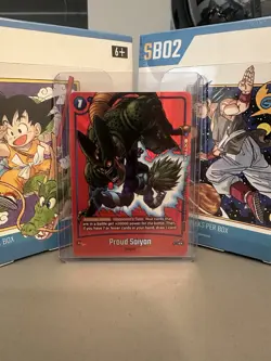 Dragon Ball Fusion World Card Proud Saiyan FS07 - 012 C★ Promo ENG - Image 1