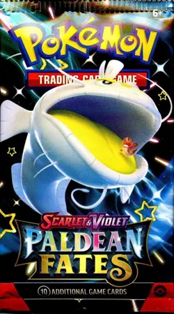 22 x PALDEAN FATES Sealed BOOSTER PACKS (Lot) 10 Pokemon Cards Per Pack - Image 1