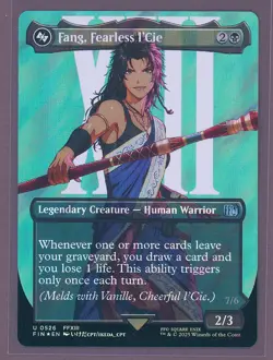 Fang, Fearless l'Cie Borderless Surge Foil Final Fantasy MTG - 0526 - Image 1