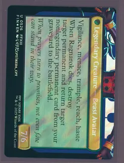 Fang, Fearless l'Cie Borderless Surge Foil Final Fantasy MTG - 0526 - Image 2