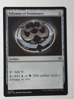 Talisman of Dominance Commander: Aetherdrift Regular - Image 1