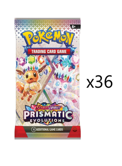 Pokemon TCG S&V Prismatic Evolutions Sealed Booster Packs Lot of 36 SHIPS FAST! - Image 1