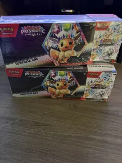 (1) Sam’s Club Pokemon Prismatic Evolutions Surprise Box & Booster Bundle SEALED - Image 1