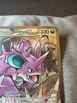 Pokemon TCG Team Rockets Nidoking EX 233/182 Destined Rivals SIR NM- - Image 2