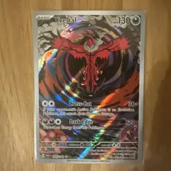 Yveltal 205/182 Sv04: Paradox Rift Holo Pokemon Card Illustration Rare Holo MINT - Image 1