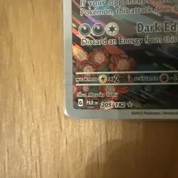 Yveltal 205/182 Sv04: Paradox Rift Holo Pokemon Card Illustration Rare Holo MINT - Image 4