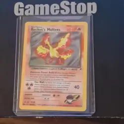 Pokemon Rocket's Moltres Gym Team Rocket 012/132 Holo Rare 60 HP Trading Card - Image 3
