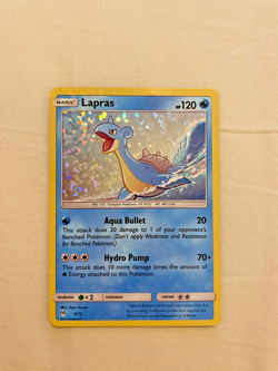 Lapras 5/12 2019 Holo pokemon card - Image 1