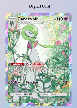 (Digital Card) Gardevoir Full-Art 1⭐, Pokemon TCG Pocket, English - Image 1