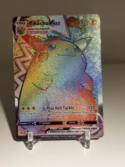 Pikachu VMAX 188/185 Sword & Shield Vivid Voltage 2020 Near Mint Pokemon Card - Image 1