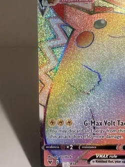 Pikachu VMAX 188/185 Sword & Shield Vivid Voltage 2020 Near Mint Pokemon Card - Image 3