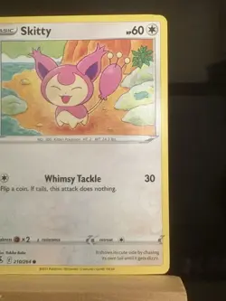 SKITTY 210/264 - Fusion Strike NM - Regular Common - Pokemon. TCG Card - Image 3