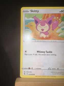 SKITTY 210/264 - Fusion Strike NM - Regular Common - Pokemon. TCG Card - Image 5