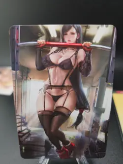 Tifa Lockhart Final Fantasy 7 Anime Waifu Card Doujin - Image 1