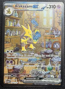 Alakazam ex 201/165 - S&V 151 - Special Illustration Rare - Pokemon TCG Card NM - Image 1