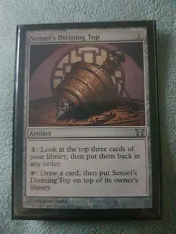 1x MTG Magic The Gathering TCG Sensei's Divining Top Rare Champions of Kamigawa - Image 1
