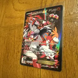Pokemon TCG Team Magma's Groudon EX Holo Rare Card 15/34 - Image 2
