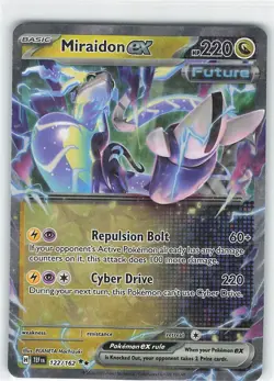 Miraidon ex - 122/162 - Pokemon TCG Temporal Forces (2024) - NM - HOLO - Image 1