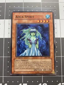 Yu-Gi-Oh! Aqua Spirit LON-068 Labyrinth of Nightmare 1st Ed ATK/1600 near Mint - Image 1