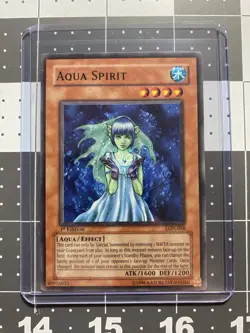 Yu-Gi-Oh! Aqua Spirit LON-068 Labyrinth of Nightmare 1st Ed ATK/1600 near Mint - Image 3