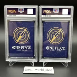 PSA 10 Zoro Nami Promo Japanese ONE PIECE Card 2nd ANNIVERSARY Sequential Number - Image 2