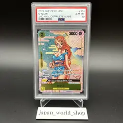 PSA 10 Zoro Nami Promo Japanese ONE PIECE Card 2nd ANNIVERSARY Sequential Number - Image 3