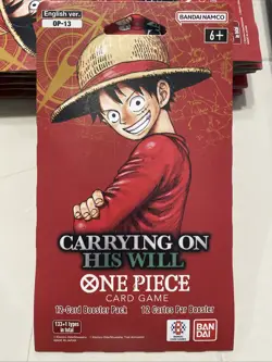 One Piece OP-13 CARRYING ON HIS WILL Sleeved Booster Pack - Heavy - 37.2g 🔥 - Image 3
