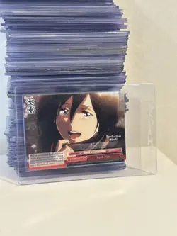 Weiss Schwarz Thank You... Attack On Titan Vol. 2 AOT/S50-E083R Triple Rare - Image 1