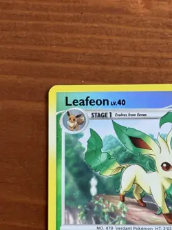 Leafeon Reverse Holo Stamped Rare card DP5 Majestic Dawn 24/100 - LP/NM - Image 3