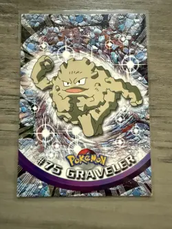 Graveler #75 Topps Pokemon TV Blue Logo 1999 Series 1 Vintage Card NM-LP - Image 1