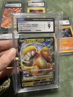 CGC Graded Pokemon Card Lot - Pikachu, Dragonite V, Machamp, Voltorb, Ho-Oh - Image 3