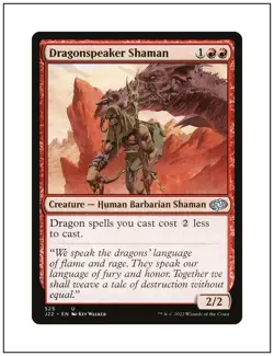 1x Dragonspeaker Shaman, Magic the Gathering, MTG NM - Image 1