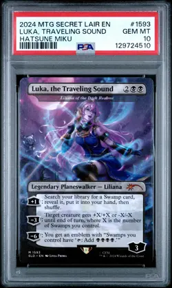 2024 MTG SECRET LAIR DROP #1593 LUKA, THE TRAVELING SOUND PSA 10 - Image 1