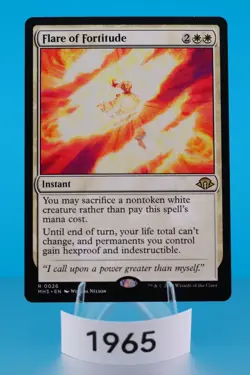 MTG Flare of Fortitude Modern Horizons 3 Regular #26 - Image 1