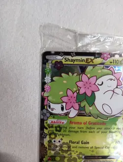 Shaymin EX XY148 Black Star Promo Factory Sealed Pokemon Card 2016 NM - Image 2