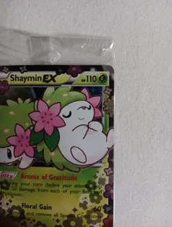 Shaymin EX XY148 Black Star Promo Factory Sealed Pokemon Card 2016 NM - Image 3