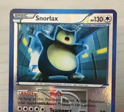 Pokemon TCG Snorlax Plasma Storm 101/135 Reverse Holo Rare - Image 2