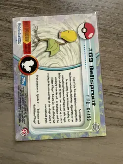 Pokemon - TCG - Bellsprout - #69- Topps - Non Holo - Series 1 - Non Holo - Image 2