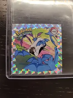 Vintage 1999 Artbox Pokemon Sticker Rare Series 1 PRIZM #PR42 Zubat Attack - Image 1