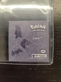 Vintage 1999 Artbox Pokemon Sticker Rare Series 1 PRIZM #PR42 Zubat Attack - Image 2